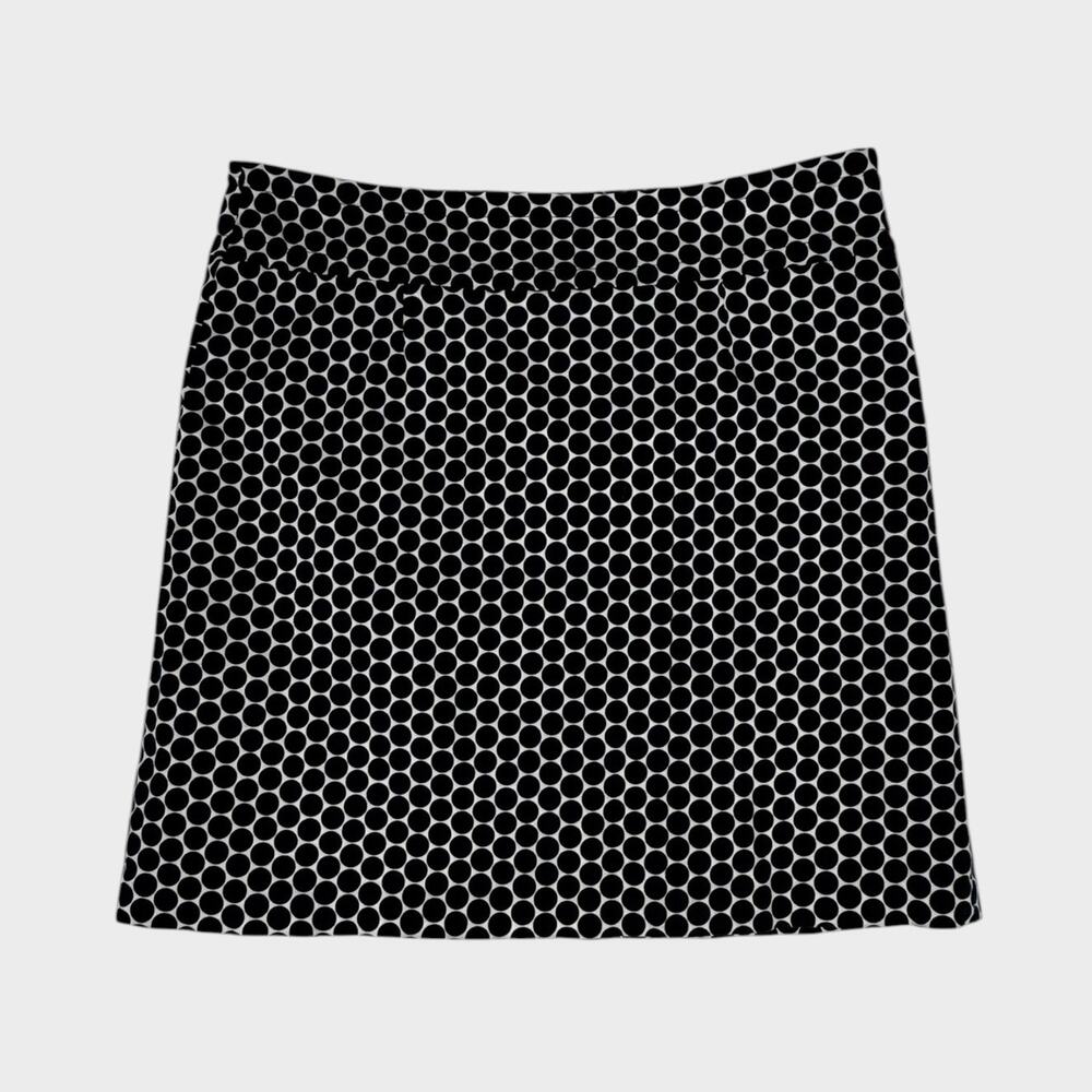 Skirtin Around Size 8 Pencil Skirt Side Zipper Big Dot